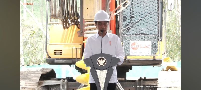 Jokowi Groundbreaking RSUP IKN, Terkonsentrasi untuk Penyakit Jantung dan Stroke. (Foto: Tangkapan Layar Youtube Sekretariat Presiden)