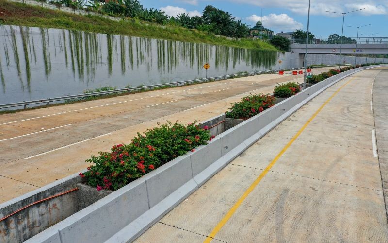 Jalan Tol Serpong-Cinere Seksi 2 ruas Pamulang-Cinere, mulai dioperasikan pada hari ini, Jumat (22/12/2023). (Jasa Marga)