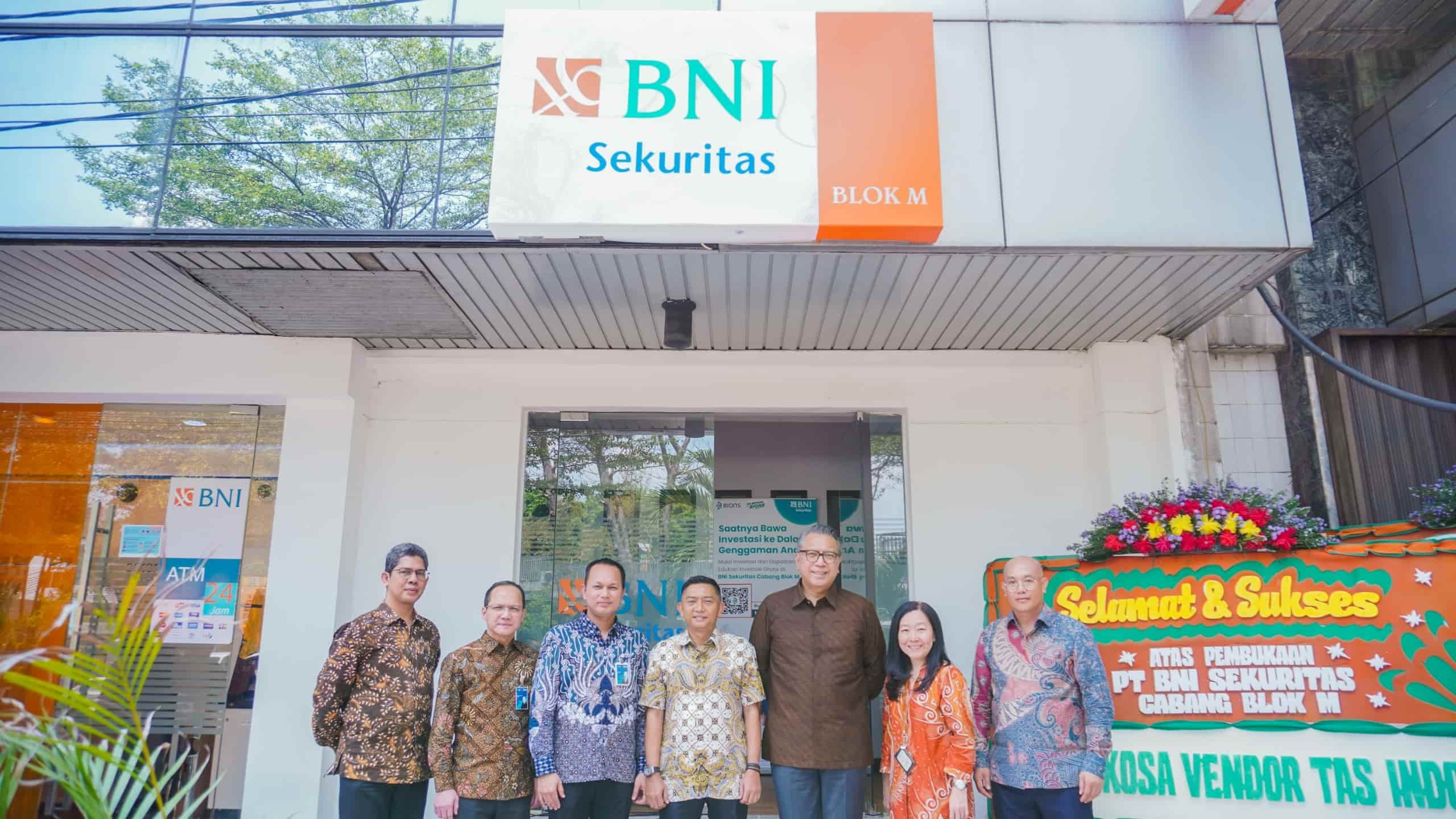 Fokus Ekspansi Bisnis Ritel, BNI Sekuritas Hadirkan Kantor Cabang Blok M. (Foto: BNI Sekuritas)