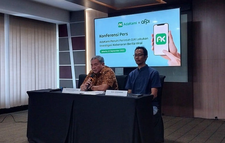 OJK Tetapkan Besaran Maksimum Bunga Fintech, Begini Respons Adakami (foto: MNC Media)