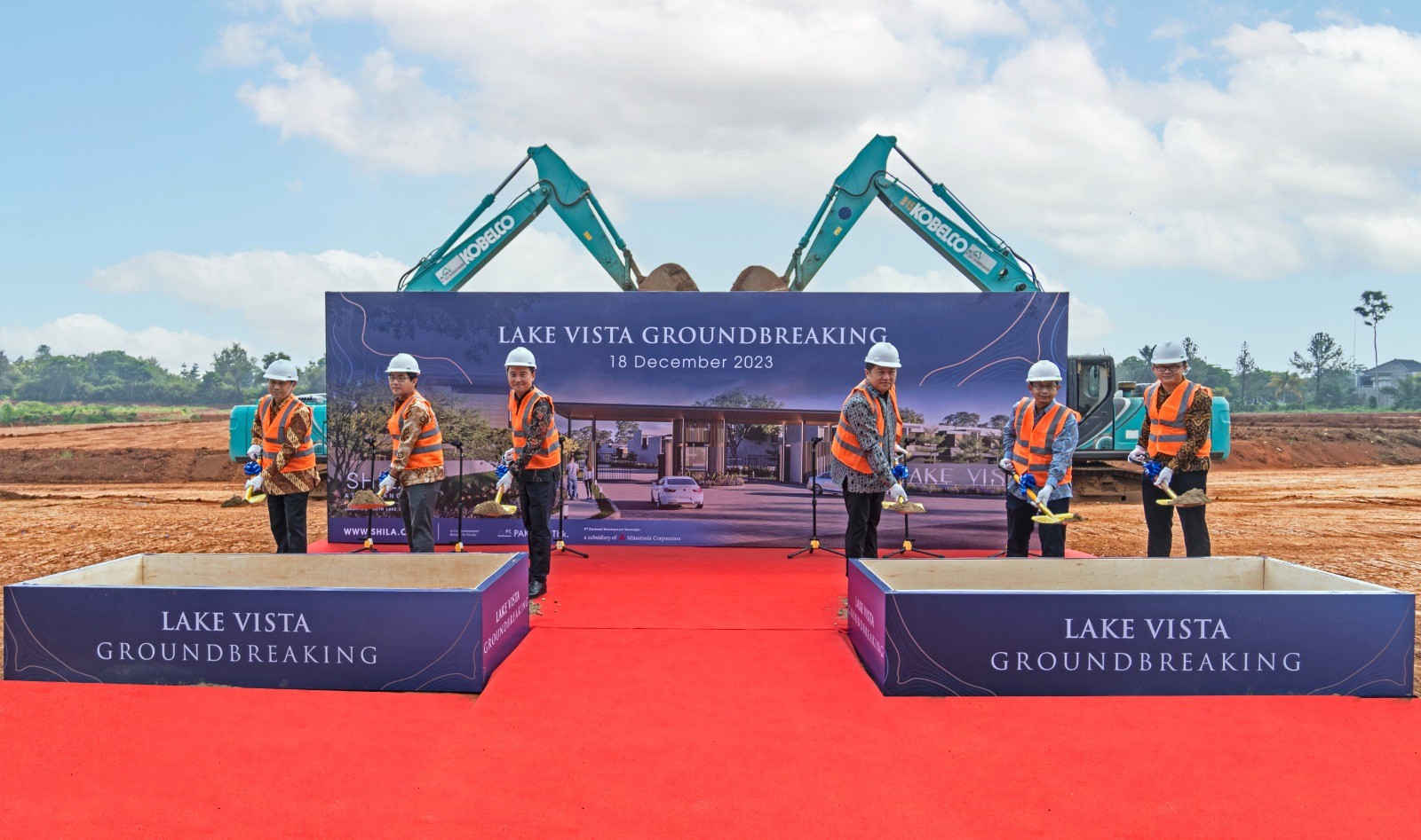 Masuki Tahap Groundbreaking, Pakuan (UANG) Kebut Pembangunan Lake Series di Sawangan (foto: MNC Media)