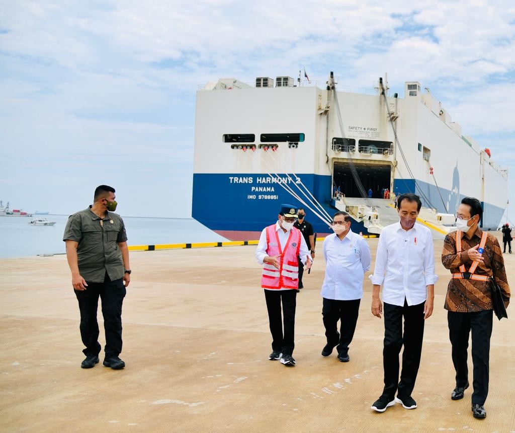 Pelabuhan Patimban Diklaim Bisa Menyeimbangkan Arus Logistik Nasional. (Foto Kemenhub)
