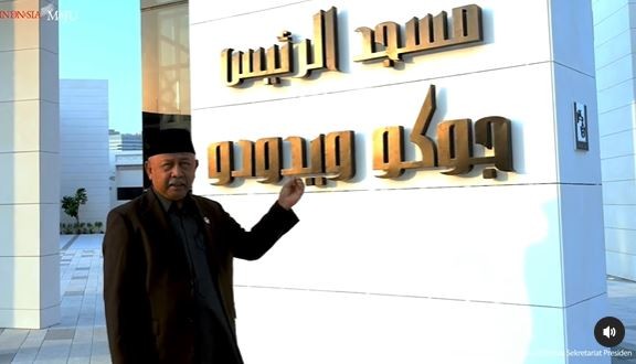 Dibangun 2021, Kini Masjid Jokowi di Abu Dhabi Sudah Dibuka untuk Umum (Foto: dok Instagram Jokowi)