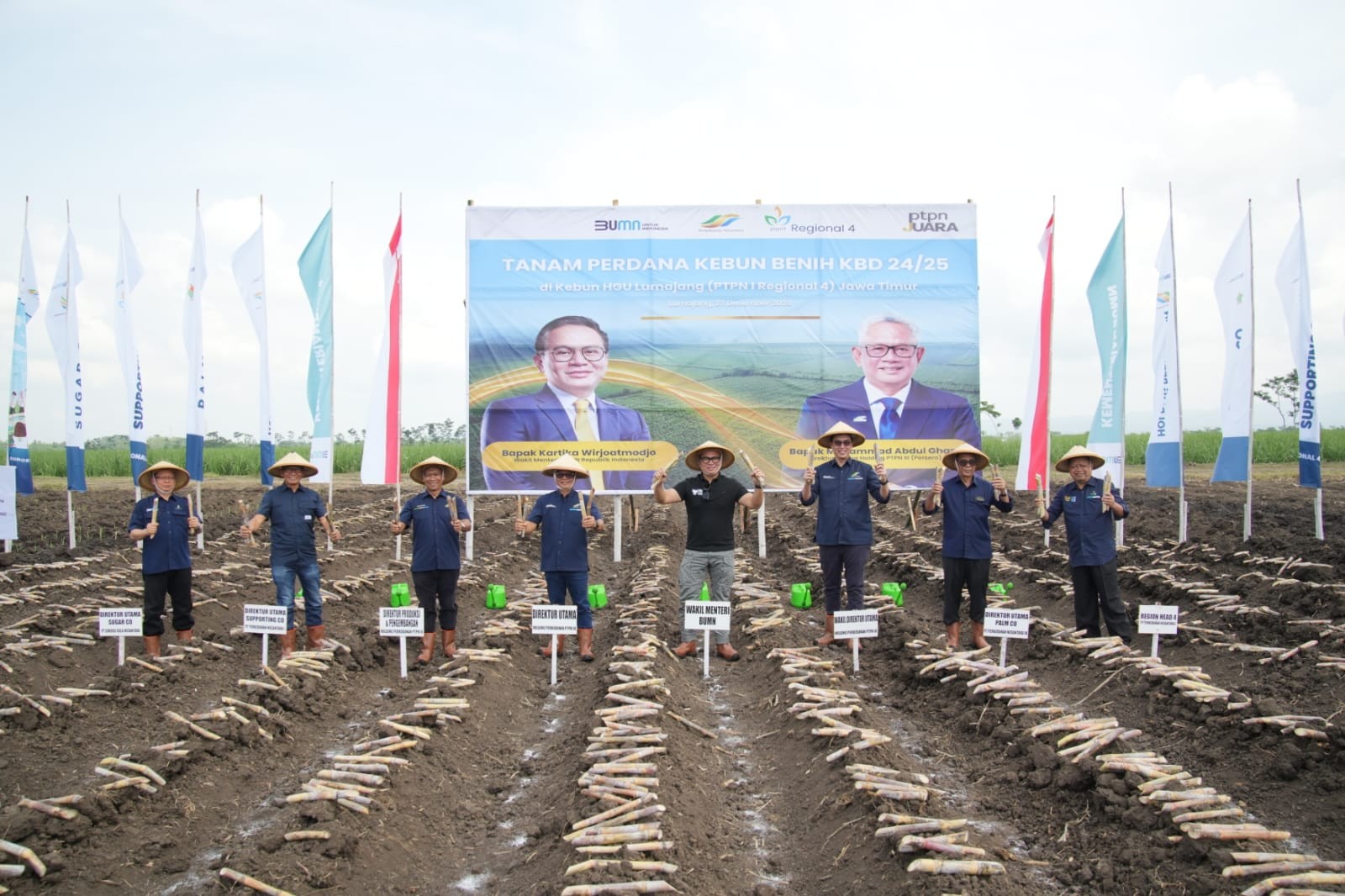 Kunjungi PTPN I, Pemerintah Tinjau Proyek Percepatan Swasembada Gula Nasional (foto: MNC media)