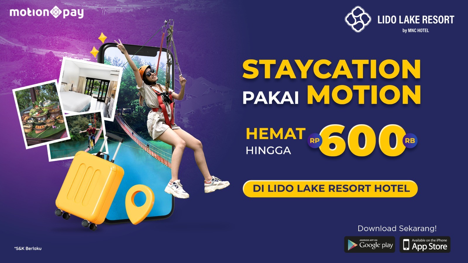 Nikmati Tahun Baru Seru di Lido Lake Resort, Lebih Hemat dengan MotionPay. Foto: MNC Media.