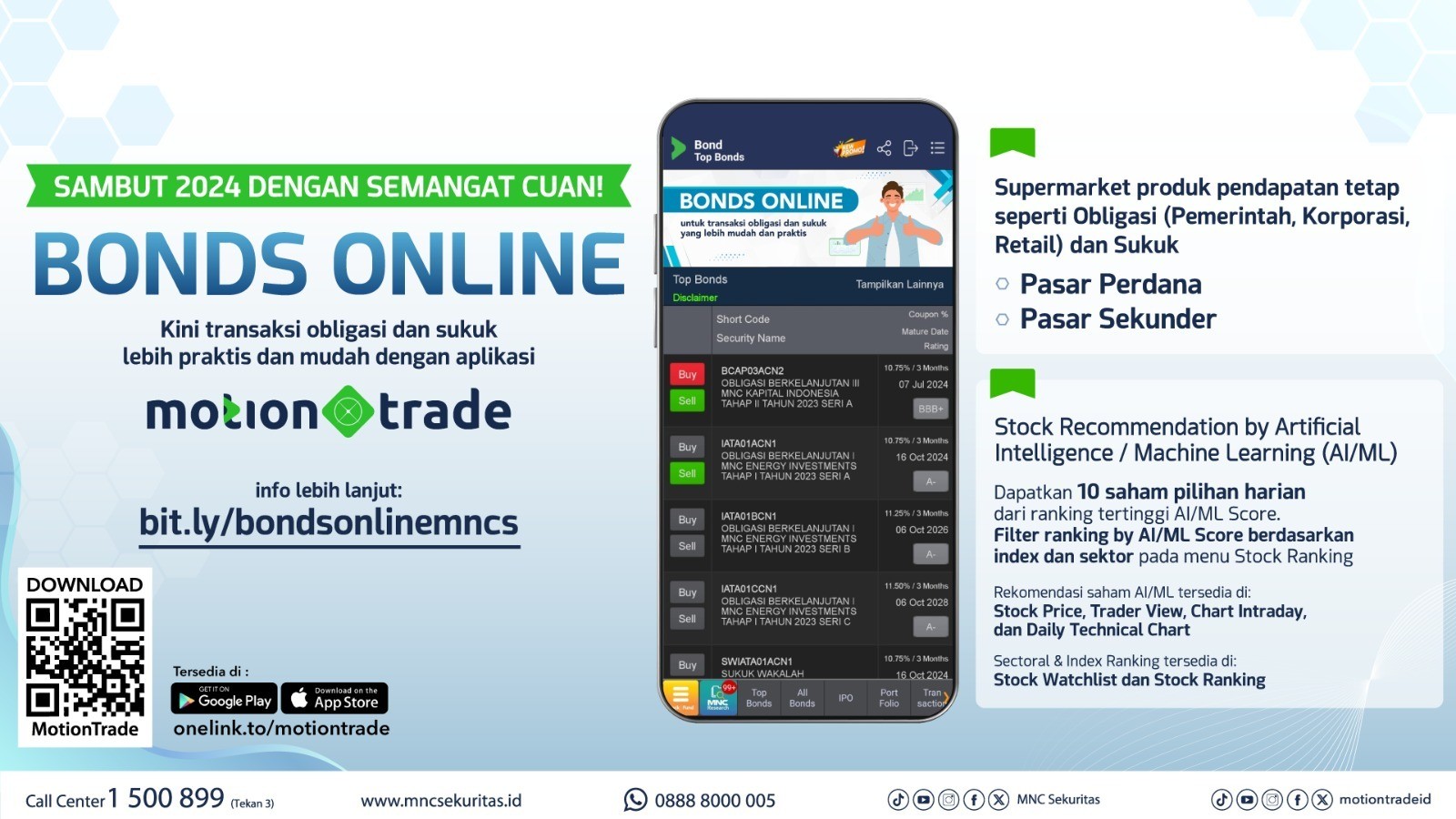Sambut 2024, MNC Sekuritas Manjakan Pengguna MotionTrade dengan Menu dan Fitur Baru (FOTO:MNC Media)