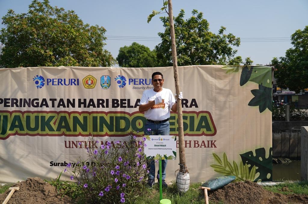 Peringati Hari Bela Negara, Peruri Tanam 500 Pohon Bukti Kepedulian terhadap Negeri (FOTO: Dok Ist)