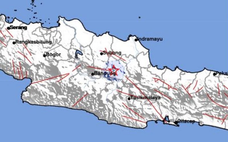 Gempa bumi terkini berkekuatan Magnitudo 3,4 mengguncang Sumedang, Jawa Barat, Minggu (31/12/2023) (Sumber Foto: BMKG))