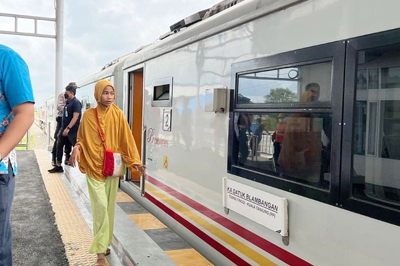 KAI Operasikan Kembali KA Datuk Belambang mulai 1 Januari 2024. (Foto: Dok. KAI)