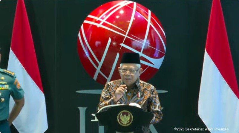 Ekonomi Tumbuh Tinggi, Wapres Yakin Pasar Modal RI Makin Cerah di 2024 (Foto Setwapres)