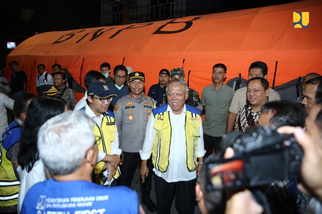 Menteri Basuki Guyur Bantuan Buat 1.100 Rumah Rusak Akibat Gempa Sumedang (Foto PUPR)