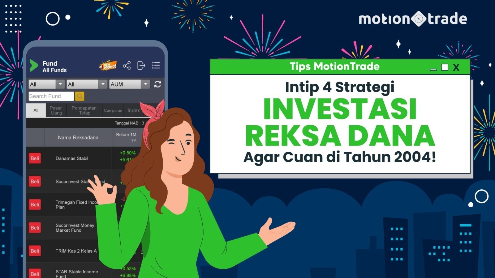 Amati Baik-Baik, Ini Empat Strategi Investasi Reksa Dana agar Cuan di 2024. (Foto MNC Media)