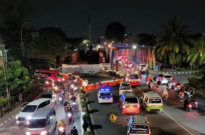 Jokowi Bakal Resmikan Jembatan Cisadane Besok, Simak Rekayasa Lalu Lintasnya. (Foto: Isty/MNC Media)