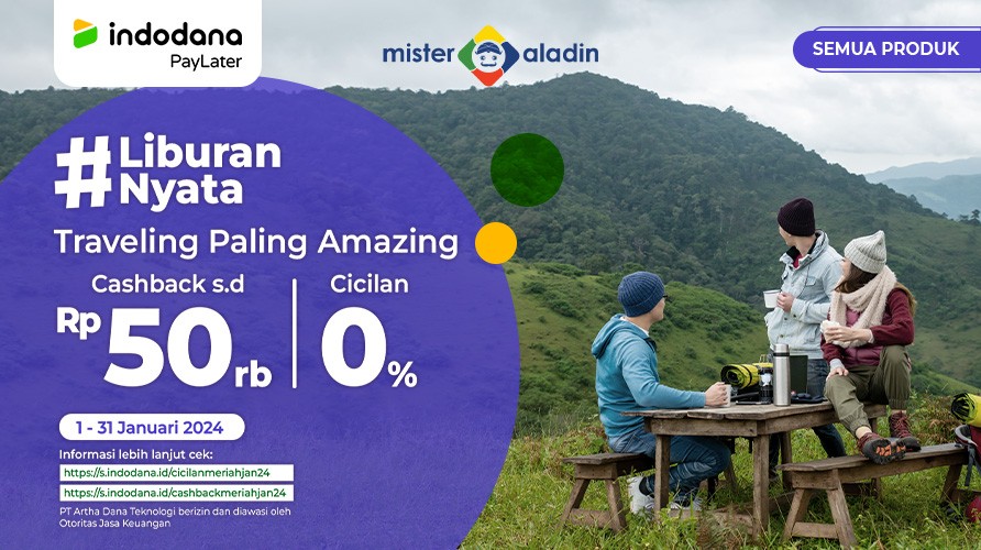 Liburan Makin Nyata Bersama Mister Aladin dan Indodana. (Foto: MNC Media)
