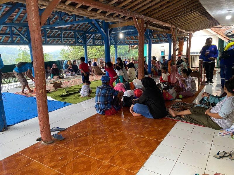 Tanah Longsor di Subang, BNPB: Dua Orang Tewas dan 80 Warga Mengungsi. (Dok. BNPB)