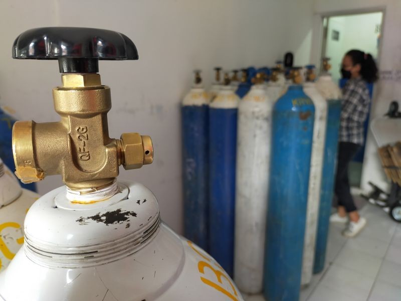 Simak Kisaran Harga Tabung Oksigen Kecil di Kimia Farma. (Foto: MNC Media)