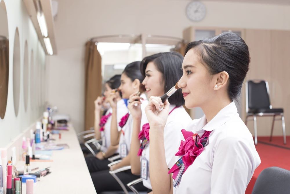 Ingin Berprofesi sebagai Pramugari? Ketahui Apa Saja yang Dipelajari selama Masa Pelatihan. Foto: MNC Media.