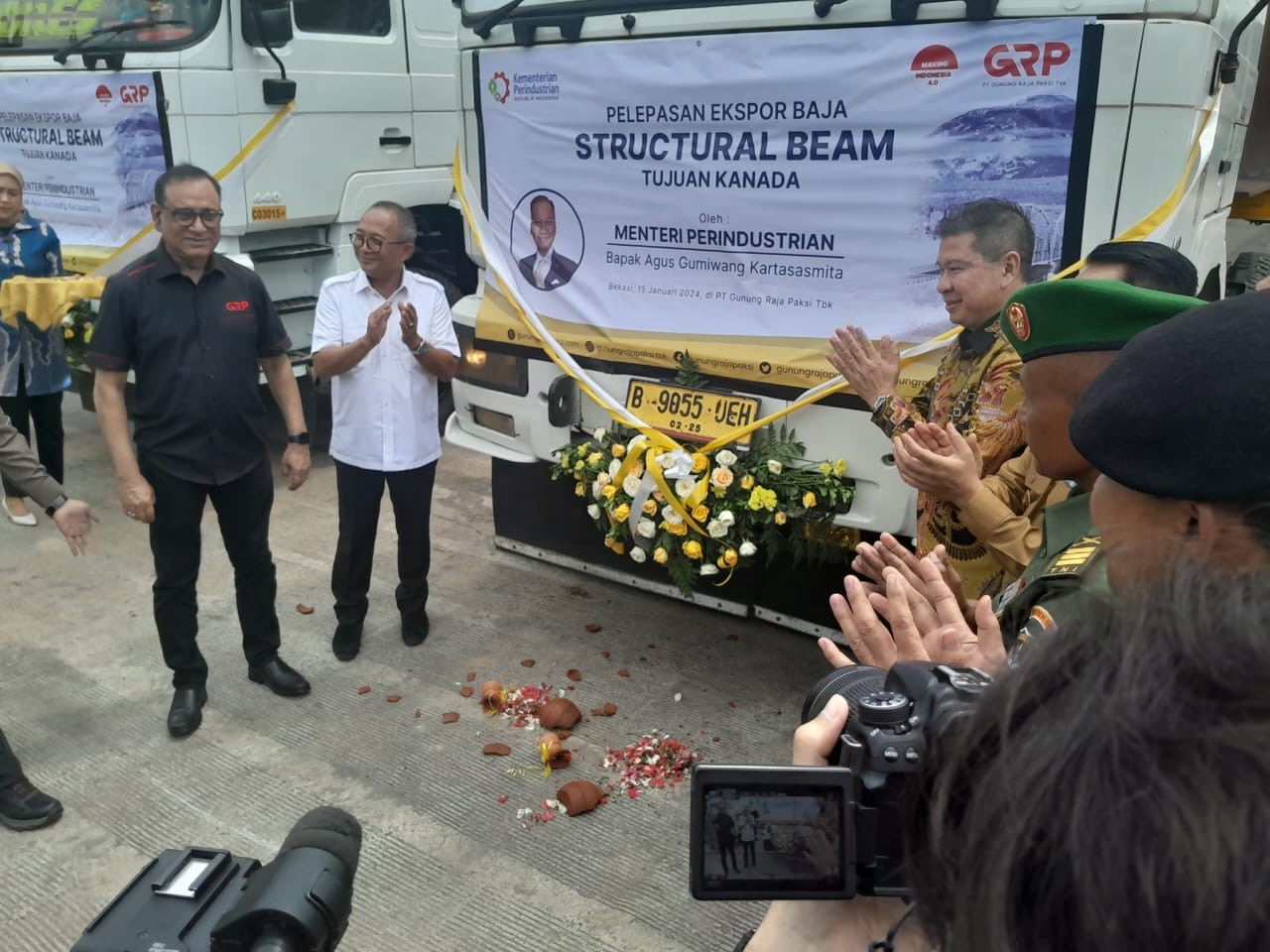 Rutin Tembus Pasar AS dan Eropa, Kinerja Ekspor GGRP Diapresiasi (foto: MNC media)