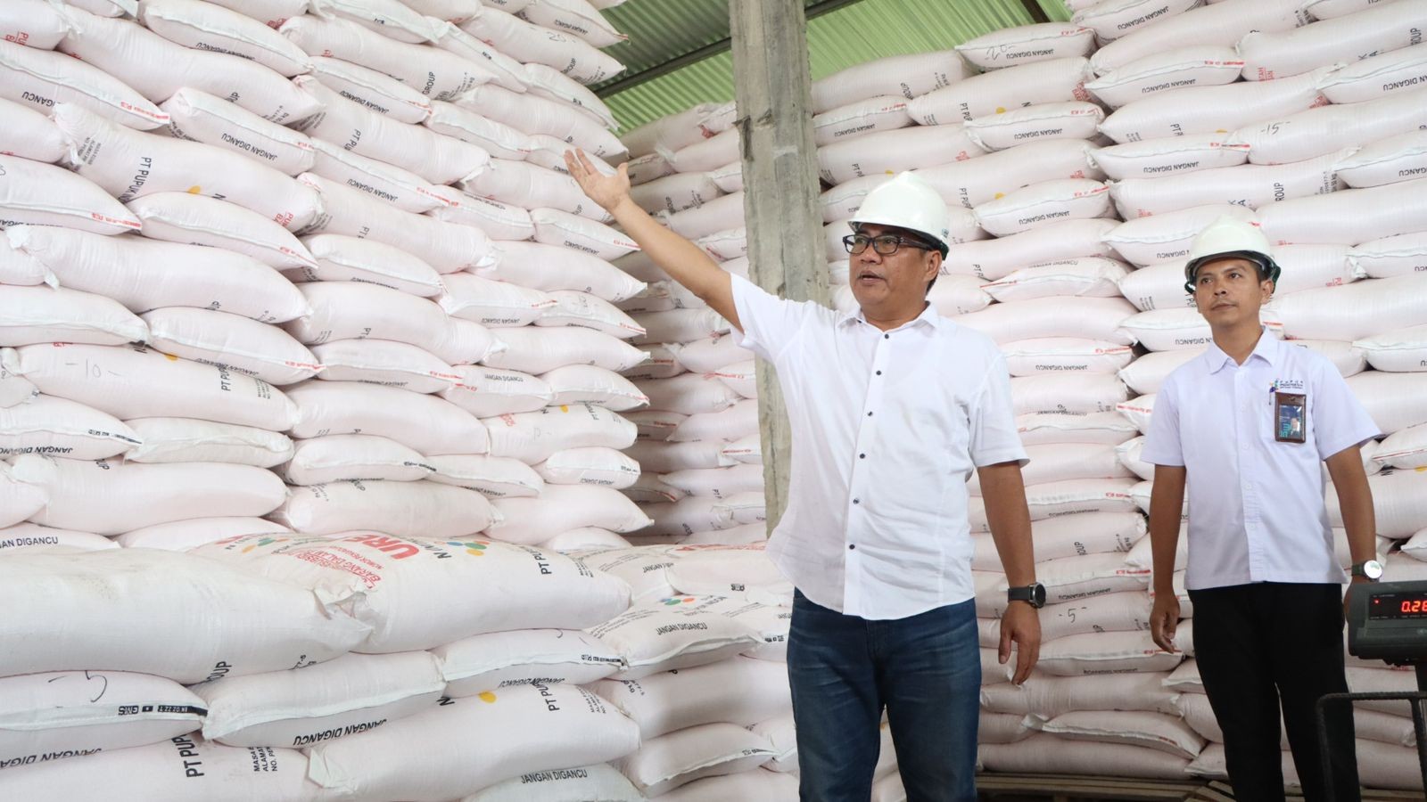 Pusri Pastikan Stok Pupuk Bersubsidi Aman Masuki Masa Tanam. (Foto Istimewa)