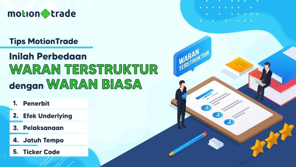 Tips MotionTrade: Ketahui Perbedaan Waran Terstruktur dengan Waran Biasa. Foto: MNC Media.