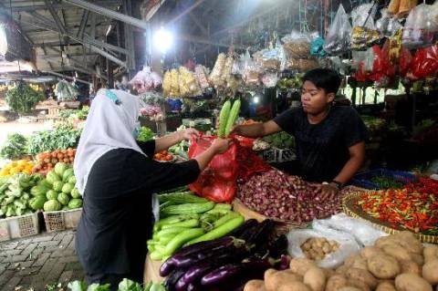 Harga Bapok Kompak Naik di Hari Keempat Lebaran, Tertinggi Ikan Bandeng (Foto MNC Media)