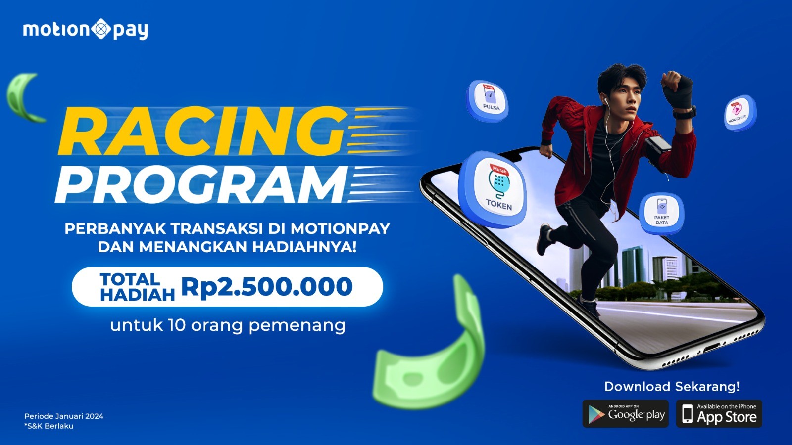 Ikuti Racing Program MotionPay, Raih Hadiah Total Rp2,5 Juta. Foto: MNC Media.