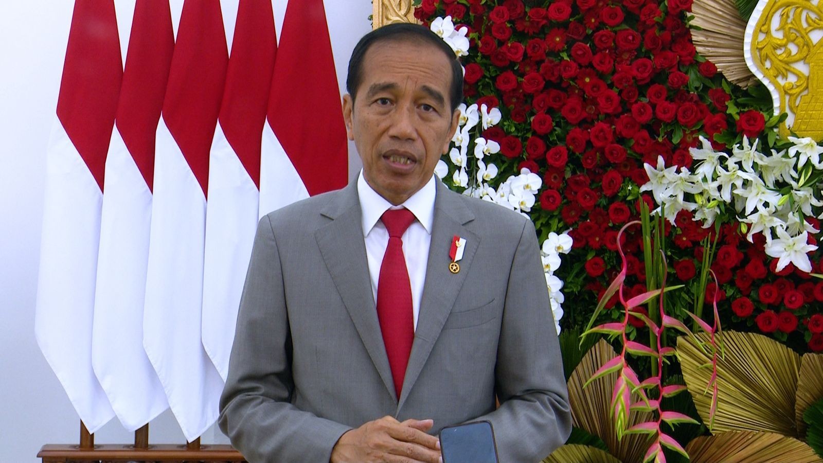 Jokowi Menentang PM Israel Terkait Two State Solution dengan Palestina. (Foto: Biro Pers Setpres)