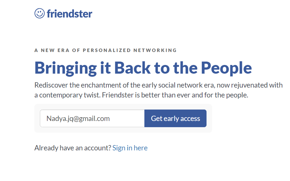 Intip Cara Daftar Friendster Terbaru, Leluhur Media Sosial yang Dikabarkan Come Back. (Foto: Friendster.com)