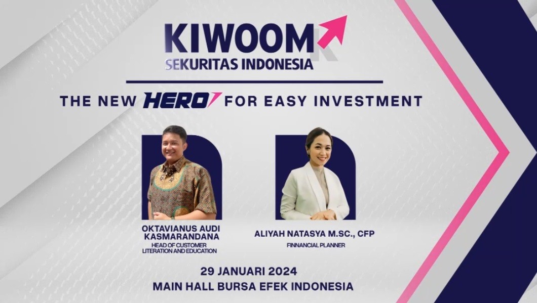 Kiwoom Sekuritas Luncurkan Versi Terbaru Aplikasi HERO 'The New HERO for Easy Invesment'. (Foto Istimewa)