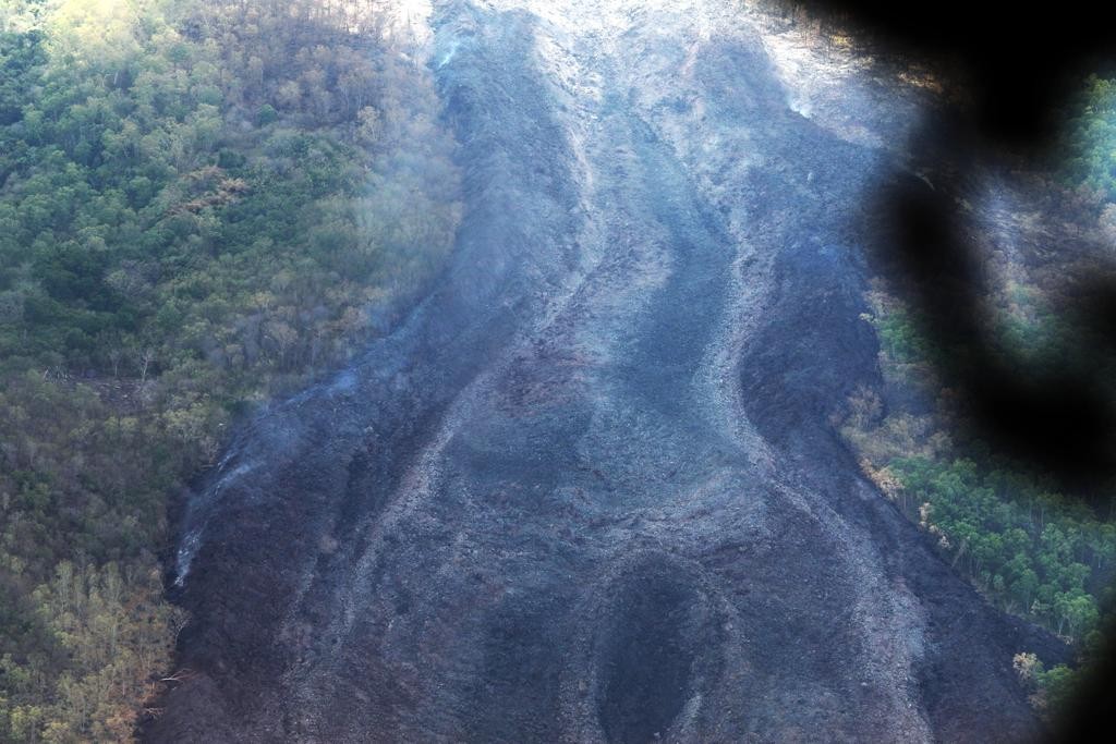 Pasca Erupsi Gunung Lewotobi Laki-Laki, Permukiman Penduduk Aman dari Aliran Lava (FOTO:Dok Ist)