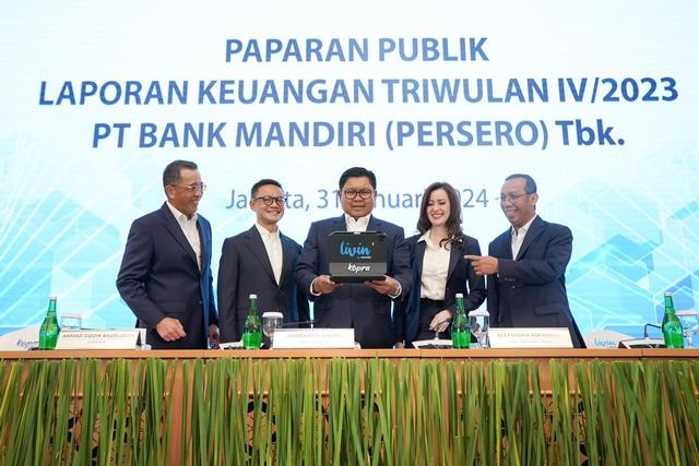 Laba Bersih Bank Mandiri (BMRI) 2023 Tembus Rp55,1 Triliun, Tertinggi sejak Berdiri (Foto:  dok Bank Mandiri)