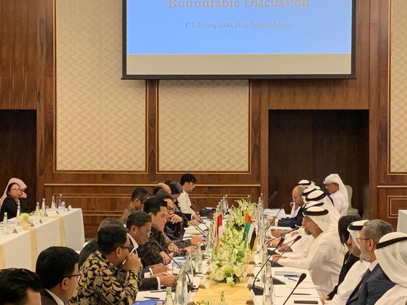 RI-UEA Gelar Pertemuan, Bahas Investasi IKN hingga Gas di Andaman. (Foto: MNC Media)