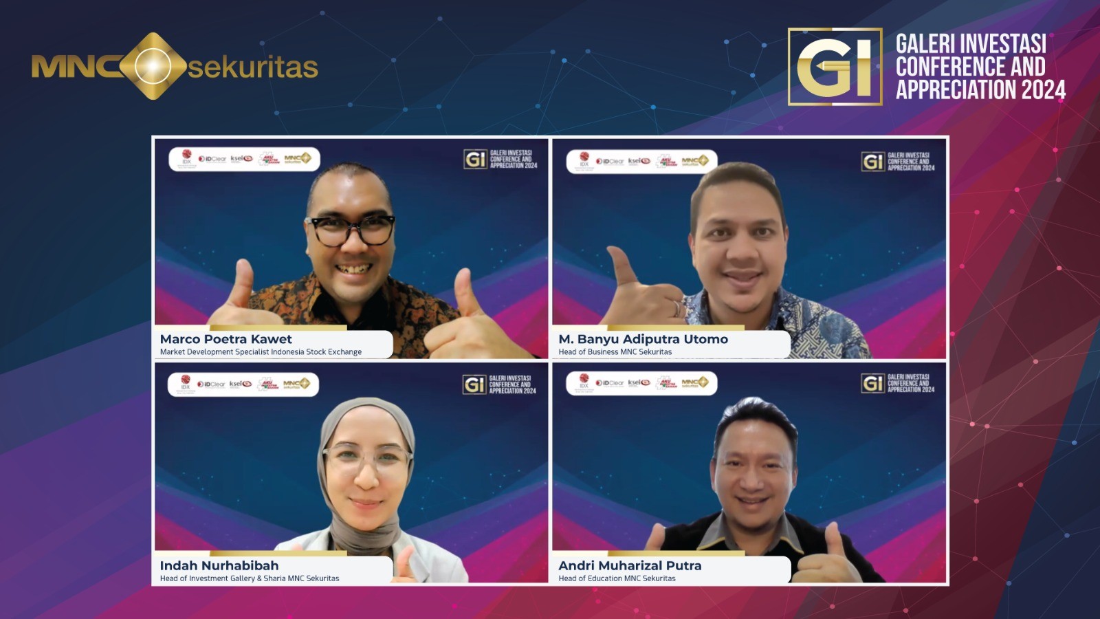 MNC Sekuritas Gelar Galeri Investasi Conference and Appreciation 2024. Foto: MNC Media.