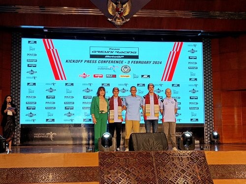 Kunjungi Jakarta, Bintang MotoGP Marc Marquez Temui Kemenparekraf. (Foto: MNC Media)