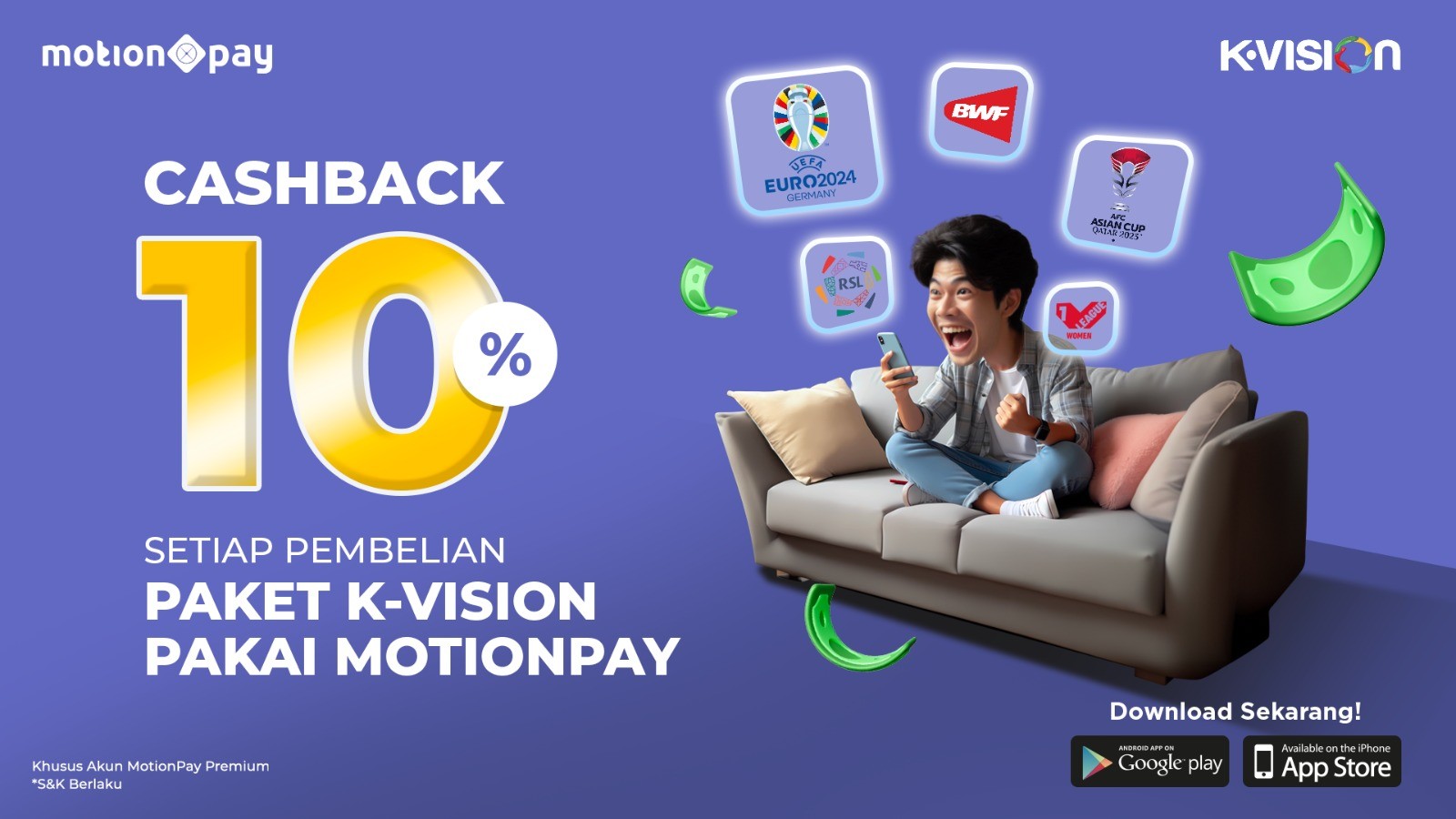 Pilih Tayangan Favorit di K-Vision, Dapatkan Cashback 10 Persen melalui MotionPay. (Foto: MNC Media)
