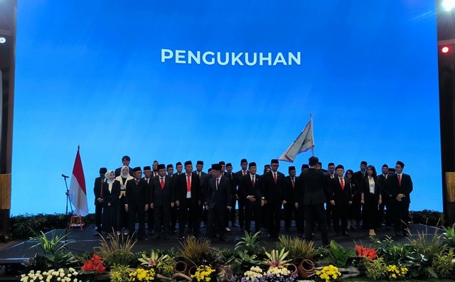 Kemenhub Resmi Kukuhkan Pengurus Baru Asosiasi Logistik (ALFI) (Foto: MNC Media)