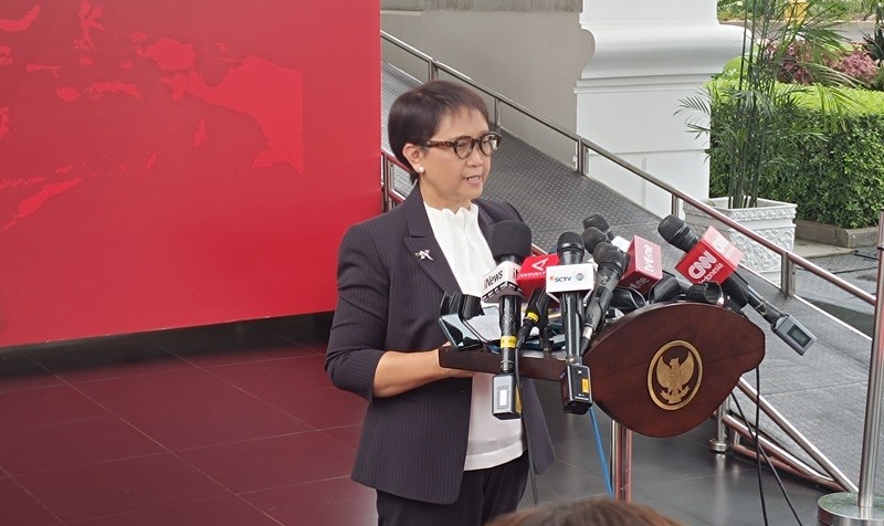 Tepis Isu 15 Menteri Mundur, Menlu: Kabinet Baik-Baik Saja (Foto Raka Dwi)
