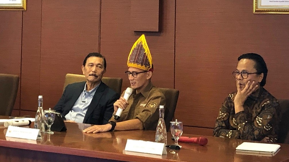 Sandiaga Uno Harap Wisatawan F1 PowerBoat 2024 Naik hingga 25 Persen. (Foto Devi Pattricia/MPI)