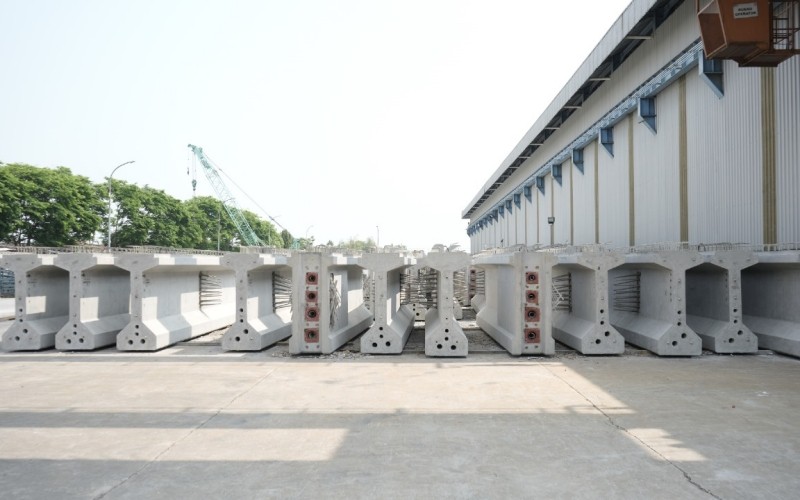 PT Waskita Beton Precast Tbk (WSBP) sedang mengerjakan suplai produk unggulan untuk kemajuan pembangunan di Provinsi NTT (WSBP)