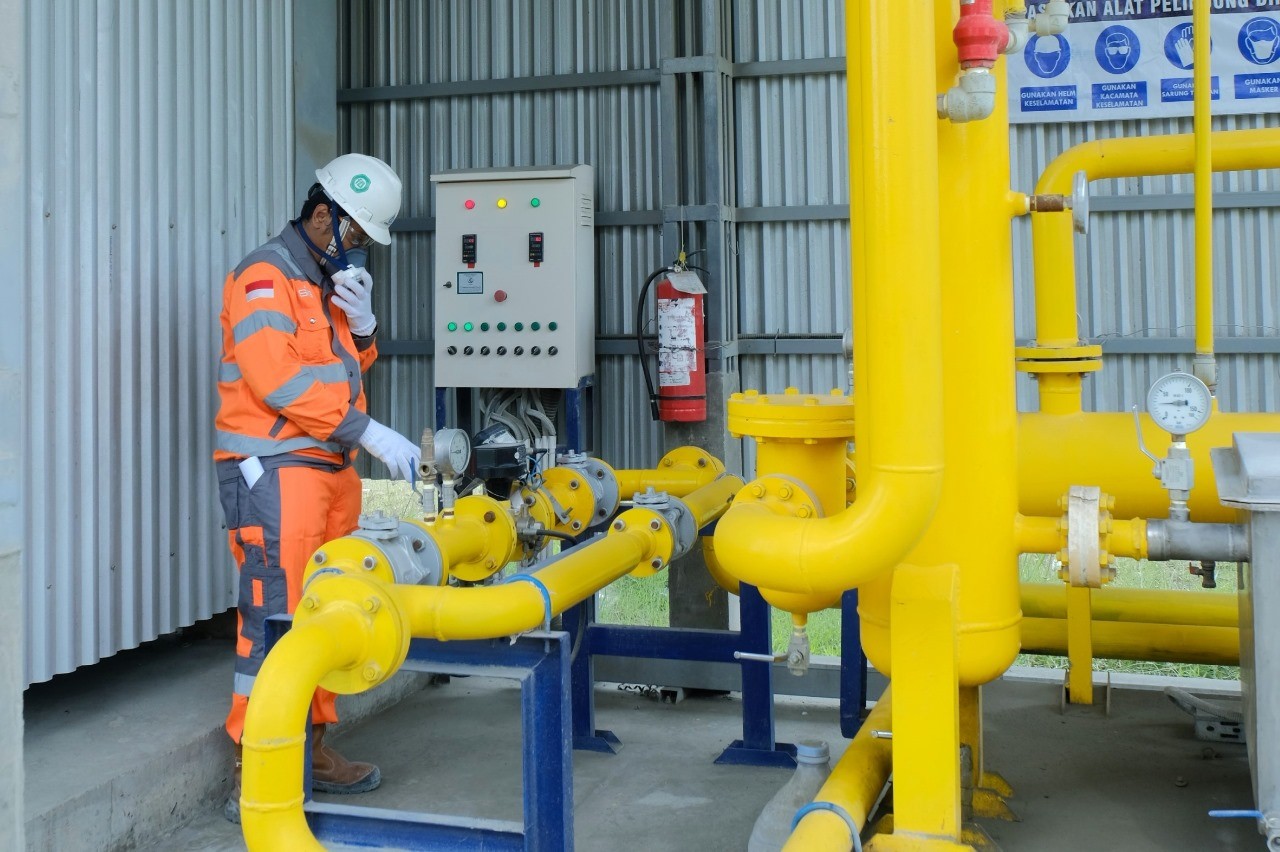 Turunkan Emisi Karbon, Mesin Penggilingan SIG (SMGR) Gunakan 100 Persen CNG (foto: MNC media)