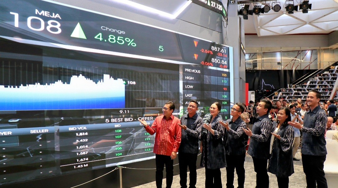 Resmi Melantai di BEI, Saham MEJA Mulai Menghijau (FOTO:Dok Ist)