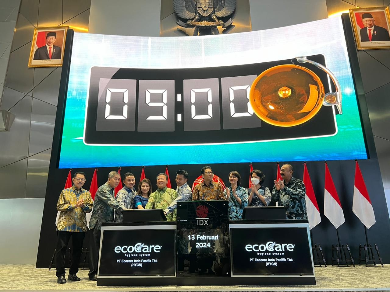 Debut Perdana, Harga Saham Ecocare (HYGN) Terbang 33,79 Persen (Foto: MNC Media)