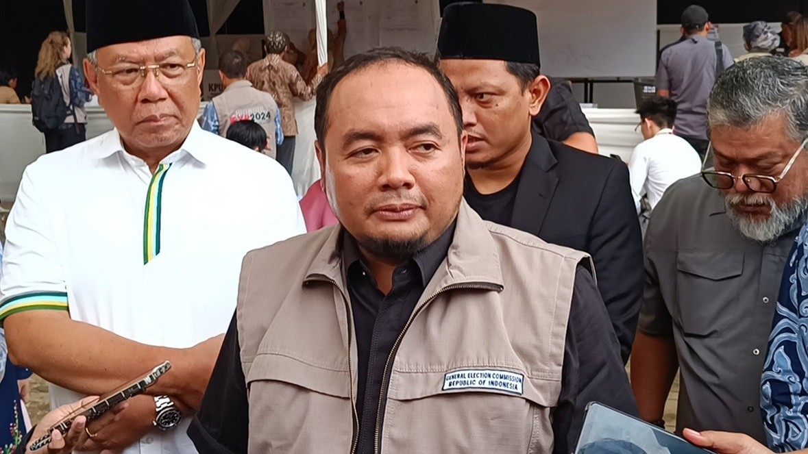 KPU Buka Suara soal Situs Down di Hari Pencoblosan Pemilu 2024. (Foto Raka Dwi/MPI)