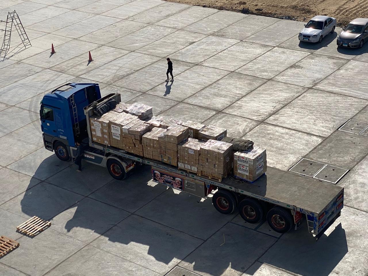 242 Ton Bantuan dari Indonesia untuk Gaza Tiba di Mesir (FOTO:Dok Ist)