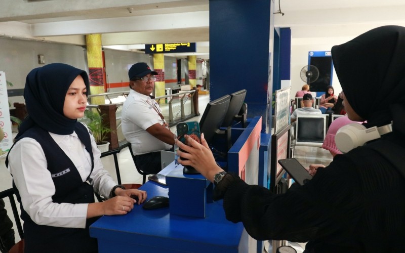 Tiket Kereta Api (KA) Lebaran di wilayah Sumatera Utara (Sumut) sudah bisa dipesan hari ini, Kamis (15/2/2024).   (Foto: PT KAI)
