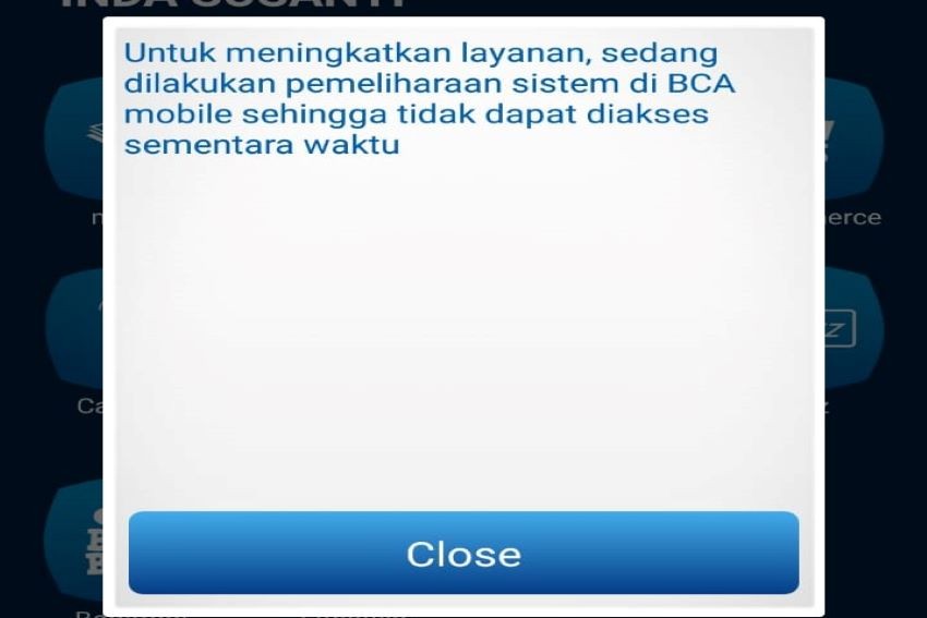 6 Penyebab Sementara Transaksi Tidak dapat Diproses pada M-Banking BCA. (FOTO: MNC MEDIA)