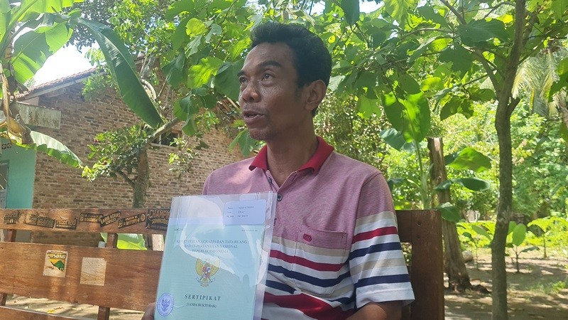 Warga Sumber Arum Girang Ada Program Konsolidasi Tanah, Ini Manfaatnya (Foto Jonathan S)