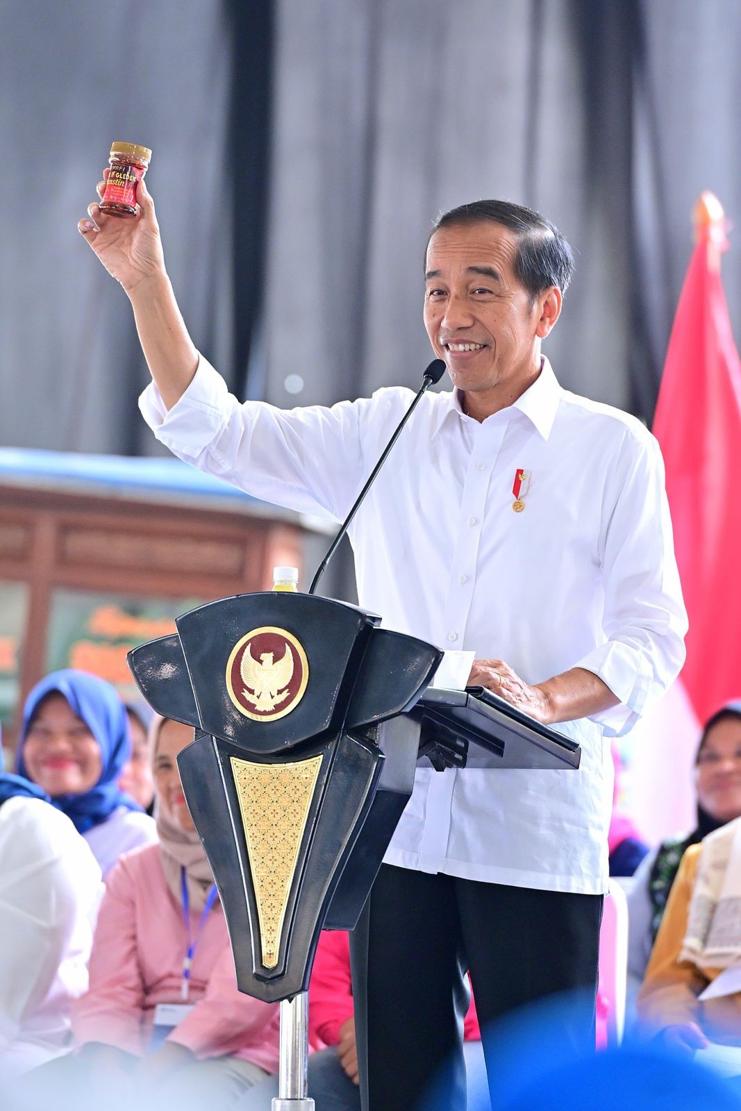 Produk Nasabah PNM Mekaar Kreatif, Jadi Guyonan Jokowi. (Foto : Dok. PNM)