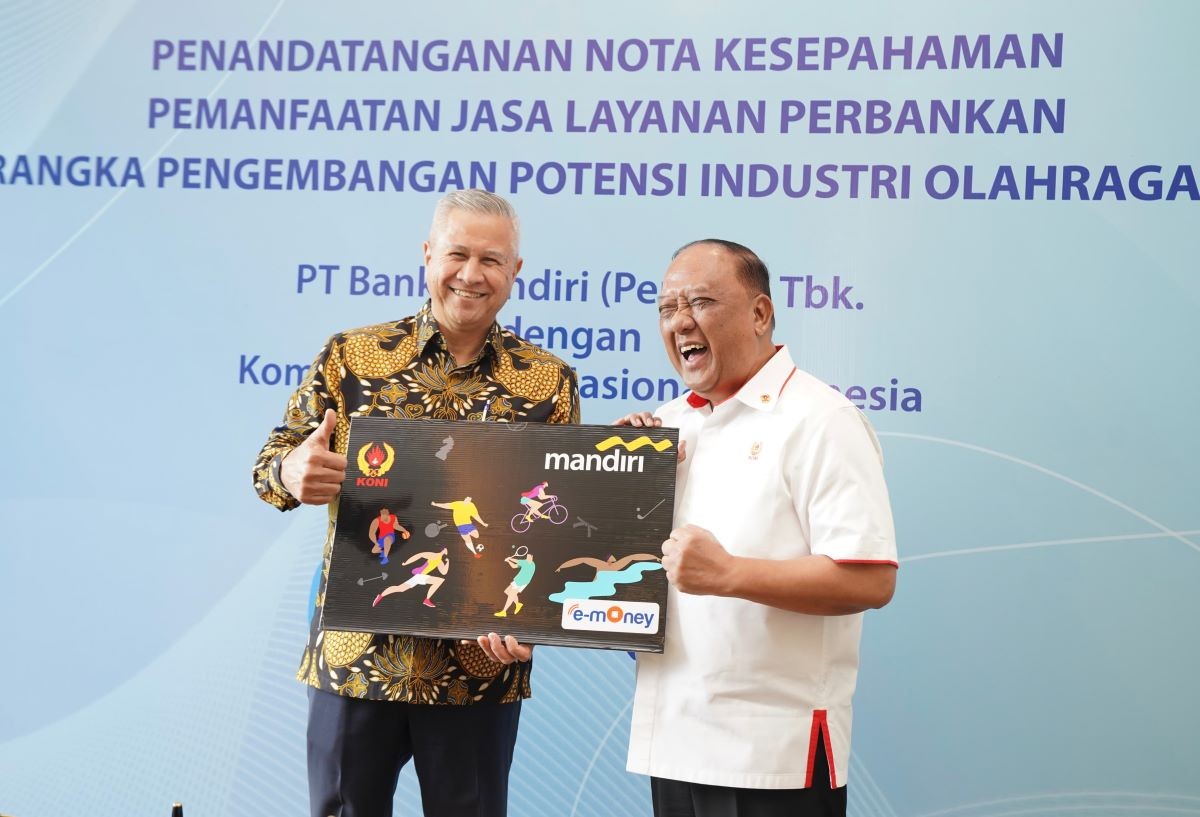 Bank Mandiri dan KONI Kerja Sama Perbankan Terintegrasi untuk Dukung Olahraga Nasional. (Foto: Dok: Bank Mandiri)