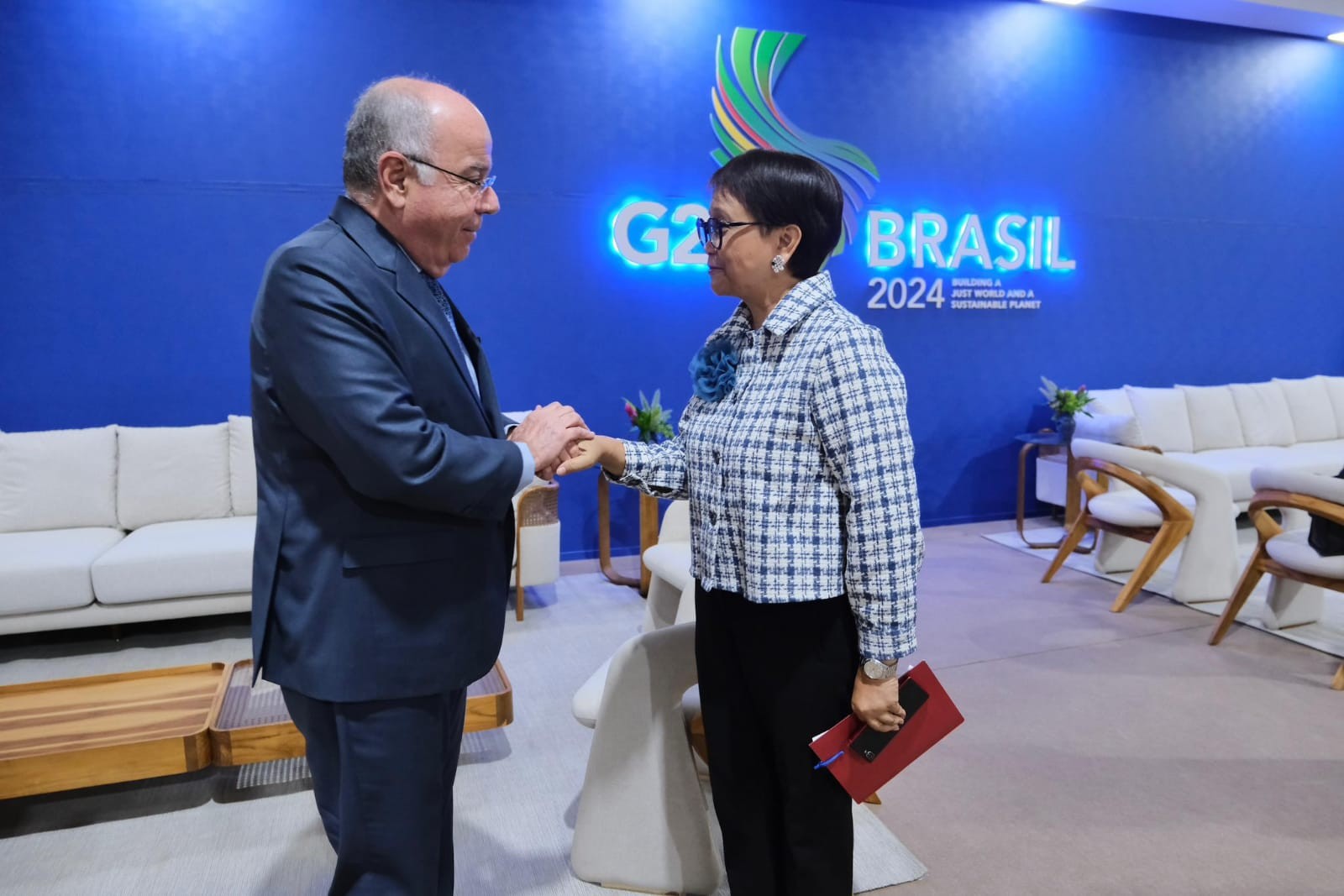 Menlu Retno Kunjungi Brasil untuk Hadiri Pertemuan G20. (Foto: Kemlu)